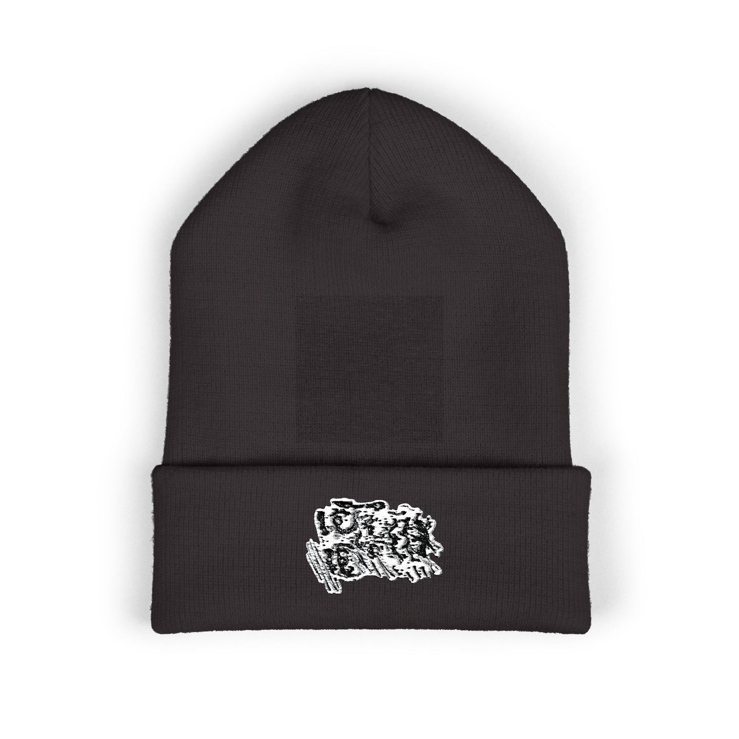 Embroidered PHACE Cuffed Beanie — Streetwear Knit Hat