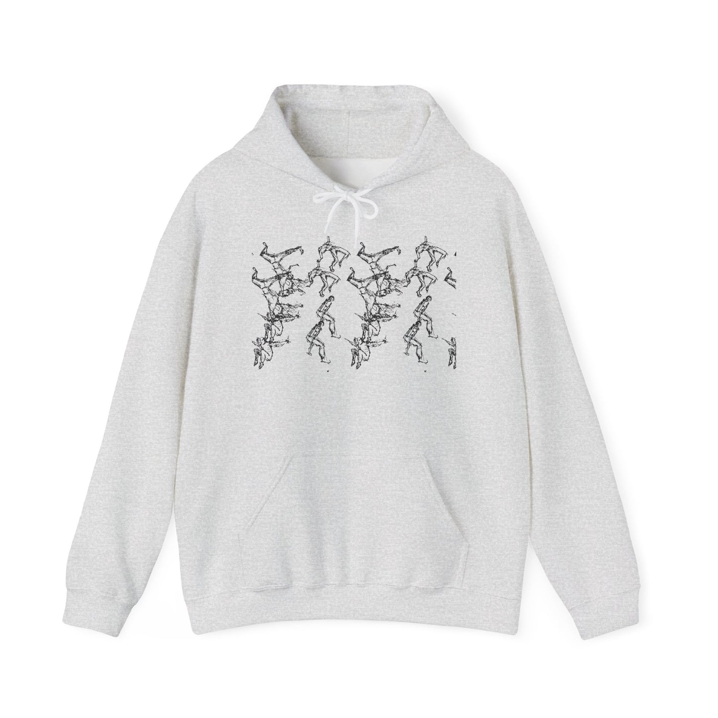 Gymnast Silhouette Cluster Hoodie | Sweatshirt