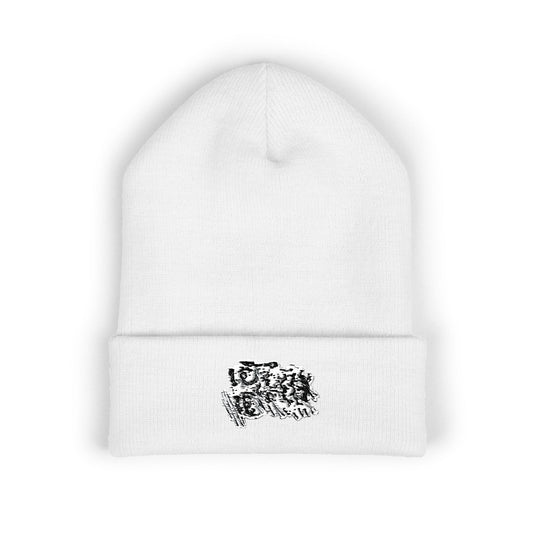 Embroidered PHACE Cuffed Beanie — Streetwear Knit Hat